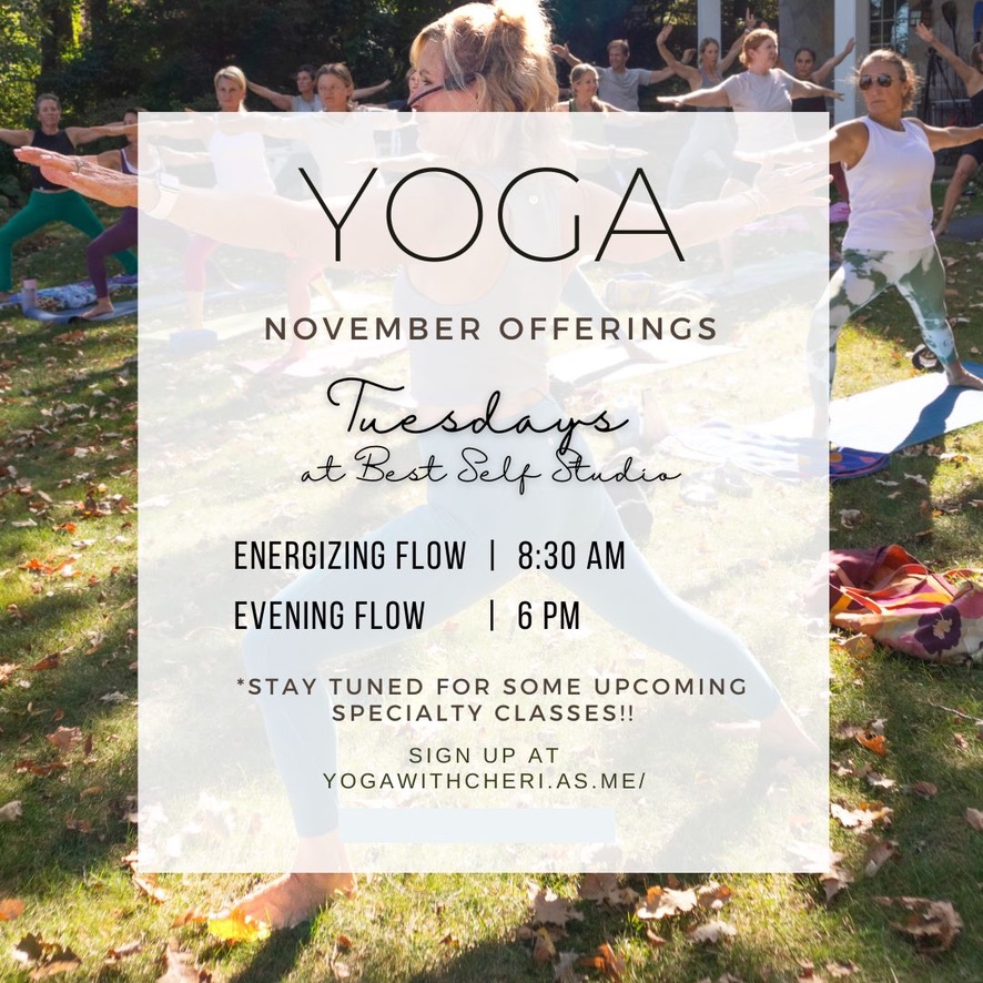 November Yoga Classes - Tuesdays