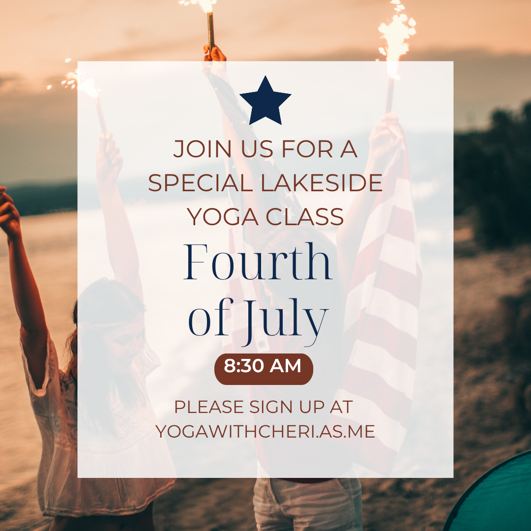 Special 4th of July Lakeside Yoga Class!