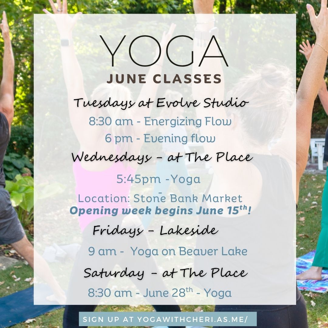 Summer 2025 : June Yoga Schedule!