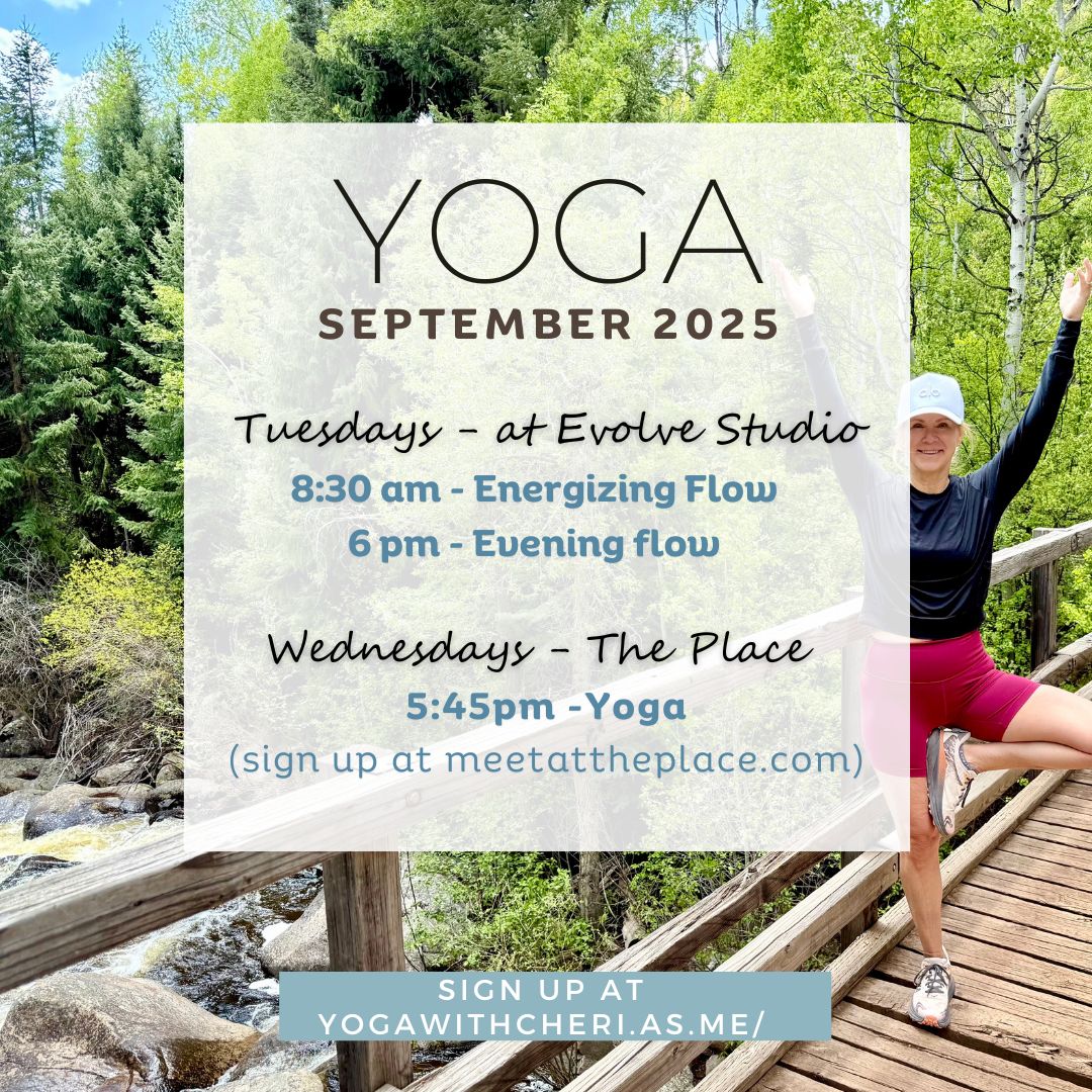 September Yoga Offerings, Join me!