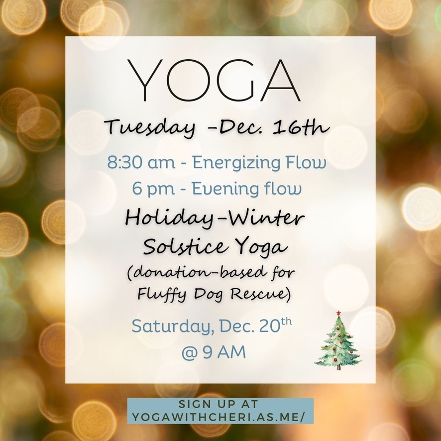 Holiday & Winter Solstice Yoga Offerings!
